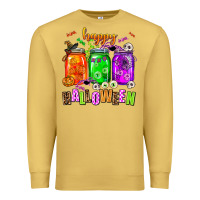 Antique Gold happy halloween jars and horror Premium Sweatshirt - AdoDesignShop