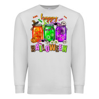 Dove Grey happy halloween jars and horror Premium Sweatshirt - AdoDesignShop