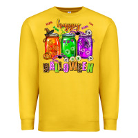 Lemon happy halloween jars and horror Premium Sweatshirt - AdoDesignShop