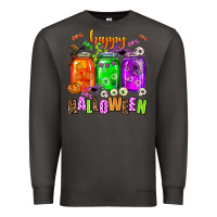 Smoke happy halloween jars and horror Premium Sweatshirt - AdoDesignShop