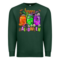Sports Green happy halloween jars and horror Premium Sweatshirt - AdoDesignShop