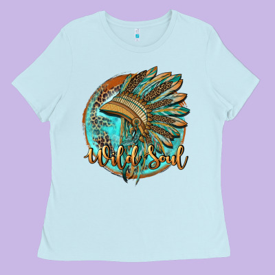 Wild Soul Ladies Tee Designed By Barkaloodesign