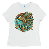 White wild soul Ladies Tee - BarkalooDesign
