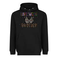 Black halloween brother Heavyweight Hoodie - CowhideDigitalArt