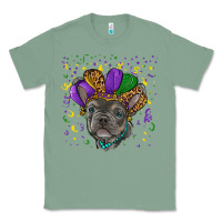 Sage mardi gras french bulldog Classic Tee - RanaPortraitStore