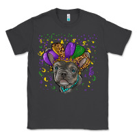 Smoke mardi gras french bulldog Classic Tee - RanaPortraitStore