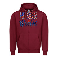 Burgundy honor the brave Zipper Hoodie - texasbilliewilder