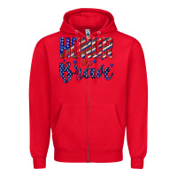 Red honor the brave Zipper Hoodie - texasbilliewilder