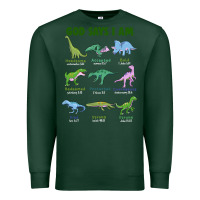 Sports Green god says i am dinosaurs Premium Sweatshirt - JahusDesignShop