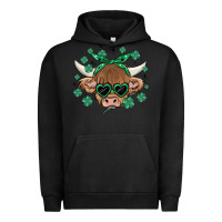 Pigment Black st patrick's day cow Urban Hoodie - MaliasSmallBusiness