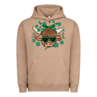 Pigment Burro st patrick's day cow Urban Hoodie - MaliasSmallBusiness