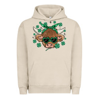 Pigment French Oak st patrick's day cow Urban Hoodie - MaliasSmallBusiness