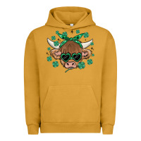 Pigment Peanut Butter st patrick's day cow Urban Hoodie - MaliasSmallBusiness