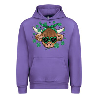 Tulip st patrick's day cow Urban Hoodie - MaliasSmallBusiness
