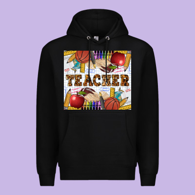 Western Teacher Premium Hoodie Designed By Lillyallendesigns
