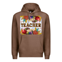 Chestnut Western Teacher Premium Hoodie - LillyAllenDesigns