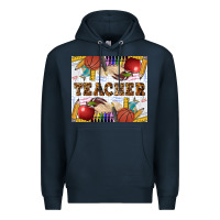 Navy Western Teacher Premium Hoodie - LillyAllenDesigns