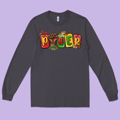 Long Sleeve Tee power juneteenth