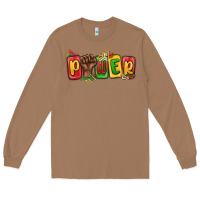 Toasted Coconut power juneteenth Long Sleeve Tee - MaliasSmallBusiness