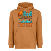Meerkat eat sleep basketball repeat Heavyweight Hoodie - HRA Design Shop