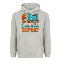 Moon Dust eat sleep basketball repeat Heavyweight Hoodie - HRA Design Shop