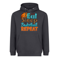 Smoke eat sleep basketball repeat Heavyweight Hoodie - HRA Design Shop