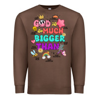 Chestnut god is bigger design Premium Sweatshirt - JahusDesignShop