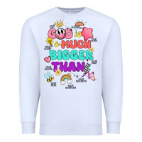 White god is bigger design Premium Sweatshirt - JahusDesignShop