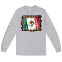 Moon Dust distressed mexico flag Long Sleeve Tee - BarkalooDesign