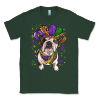 Sports Green Mardi gras hat  english bulldog Classic Tee - RanaPortraitStore