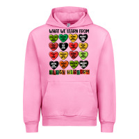 Fuchsia Pink what we learn from black history Urban Hoodie - MaliasSmallBusiness