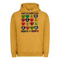 Pigment Peanut Butter what we learn from black history Urban Hoodie - MaliasSmallBusiness