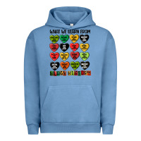 Pigment Pebble Blue what we learn from black history Urban Hoodie - MaliasSmallBusiness