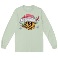 Matcha leopard smiley face Long Sleeve Tee - MaliasSmallBusiness