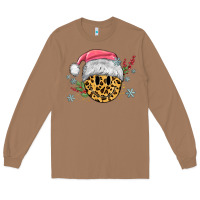 Toasted Coconut leopard smiley face Long Sleeve Tee - MaliasSmallBusiness