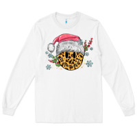 White leopard smiley face Long Sleeve Tee - MaliasSmallBusiness
