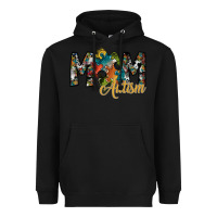 Black mom autism Heavyweight Hoodie - SublimationCraftShop