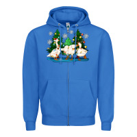 True Royal christmas duck Zipper Hoodie - Zillion Design Studio