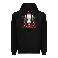 Black you serious clark baby cow Premium Hoodie - Jasminsmagicworld