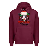 Burgundy you serious clark baby cow Premium Hoodie - Jasminsmagicworld