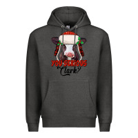 Charcoal Heather you serious clark baby cow Premium Hoodie - Jasminsmagicworld