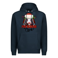 Navy you serious clark baby cow Premium Hoodie - Jasminsmagicworld