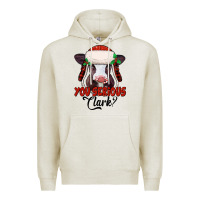 Oatmeal Heather you serious clark baby cow Premium Hoodie - Jasminsmagicworld