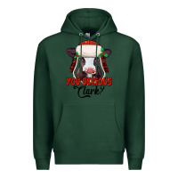 Sports Green you serious clark baby cow Premium Hoodie - Jasminsmagicworld