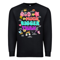 Black god is bigger design Premium Sweatshirt - JahusDesignShop