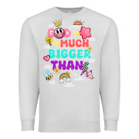 Dove Grey god is bigger design Premium Sweatshirt - JahusDesignShop