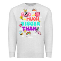Oatmeal Heather god is bigger design Premium Sweatshirt - JahusDesignShop