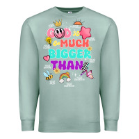 Seafoam god is bigger design Premium Sweatshirt - JahusDesignShop
