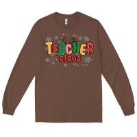 Chestnut teacher claus Long Sleeve Tee - MaliasSmallBusiness