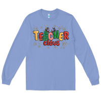 Colony Blue teacher claus Long Sleeve Tee - MaliasSmallBusiness